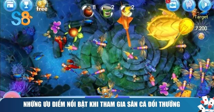 Những ưu điểm nổi bật khi tham gia săn cá đổi thưởng