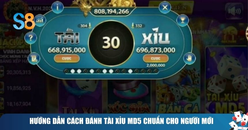 Hướng dẫn cách đánh tài xỉu MD5 chuẩn cho người mới